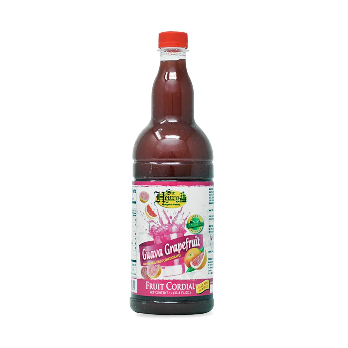 Sir Henry's Guava Grapefruit Cordial, 33.8oz